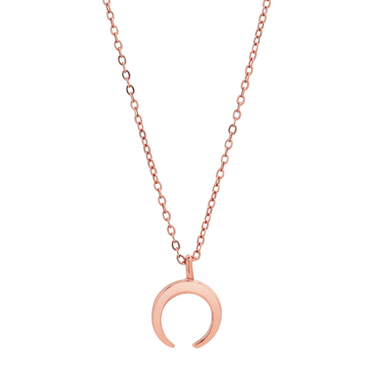 Tiny Horn Necklace - Necklaces - Rosegold - Rosegold - Azil Boutique