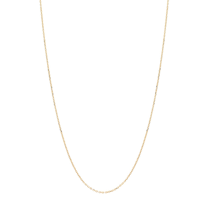 14k Solid Gold Thin Chain w/ Extender - Necklaces - Yellow Gold - Yellow Gold - Azil Boutique