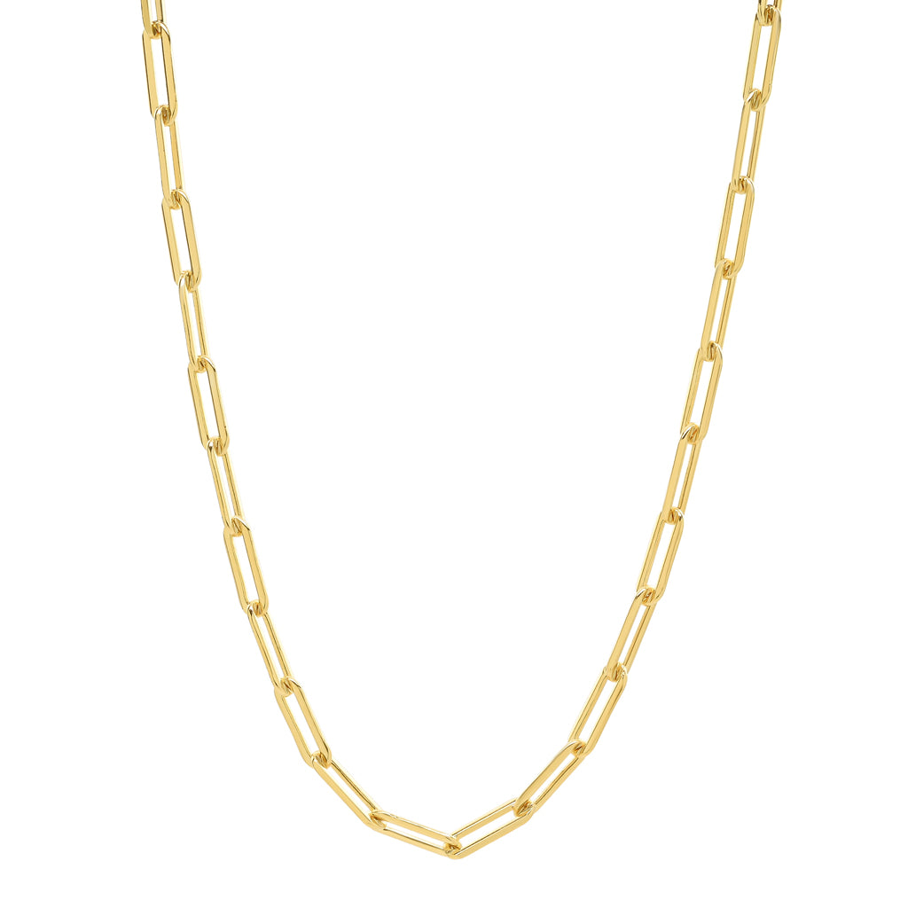 Bold Paperclip Necklace - Necklaces - 16" - 16" - Azil Boutique