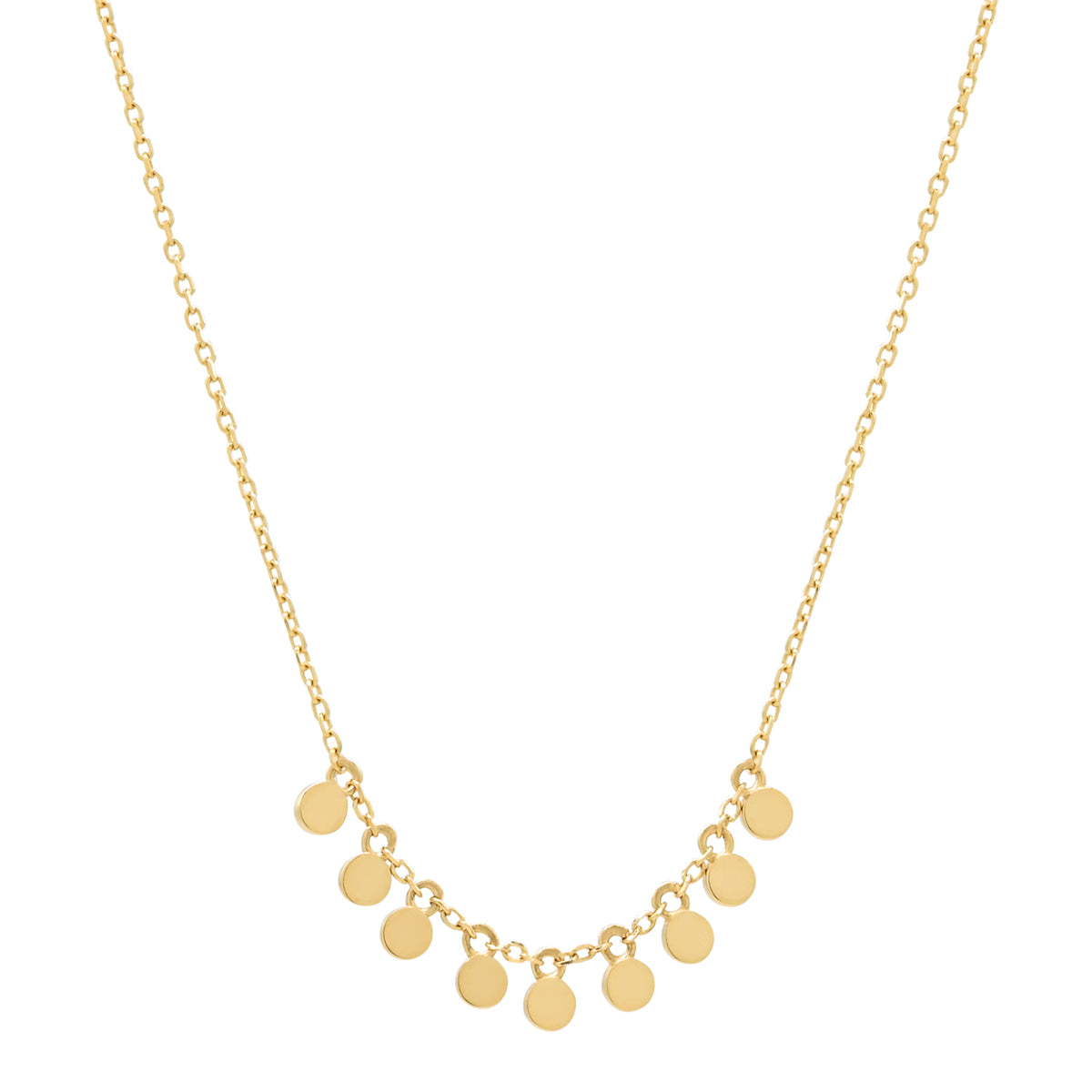 Gold Multi Disc Necklace | 18ct Gold Plated Choker | Bohemian Betty –  Bohemian Betty Jewellery