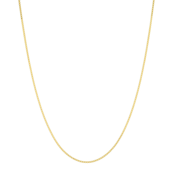 14k Solid Gold Box Chain Necklace - Necklaces - 16" - 16" - Azil Boutique