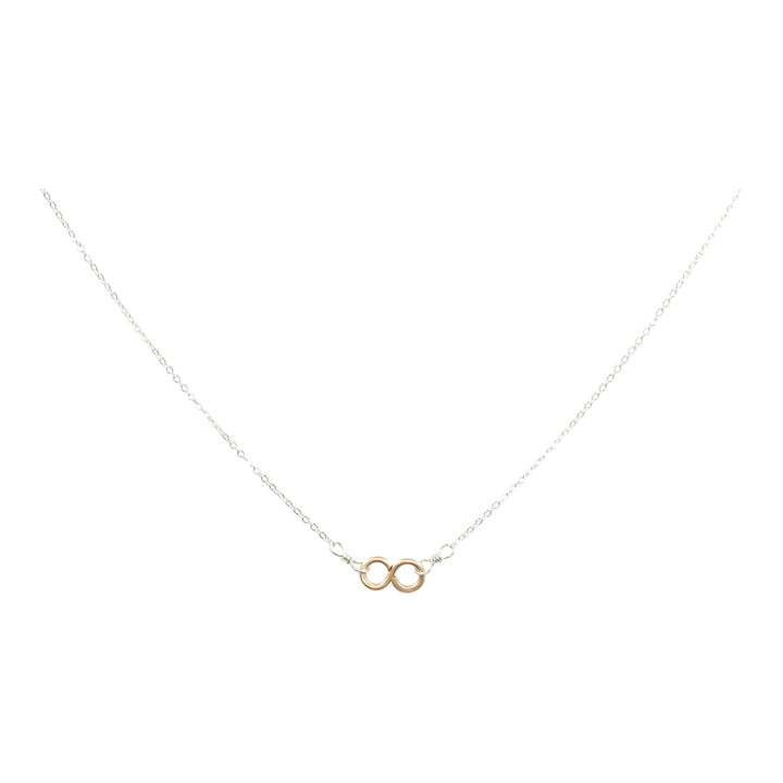 Tiny Infinity Necklace on Thin Chain - Necklaces - Gold/ Silver - Gold/ Silver - Azil Boutique