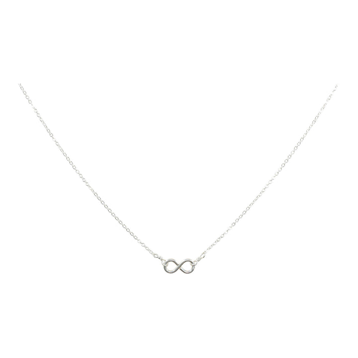 Tiny Infinity Necklace on Thin Chain - Necklaces - Silver - Silver - Azil Boutique