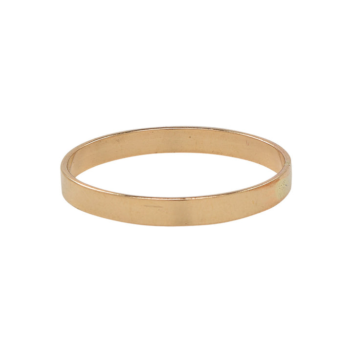 Thick Smooth Band Ring - Rings - Gold - Gold / 2 - Azil Boutique