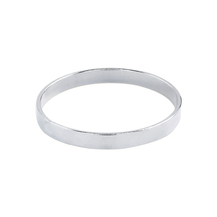 Thick Smooth Band Ring - Rings - Silver - Silver / 9 - Azil Boutique