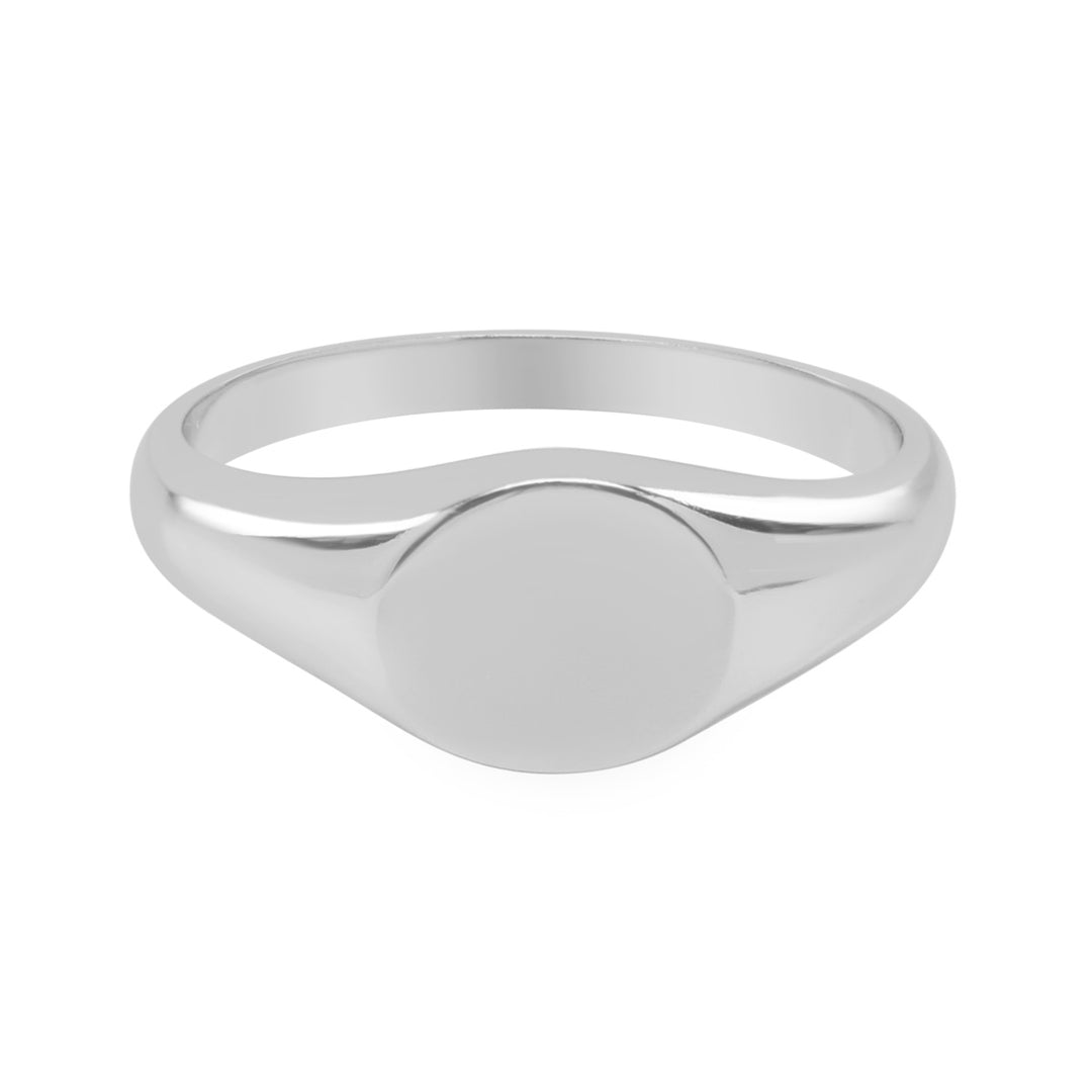 Signet Ring - Rings - Silver - Silver / 5 - Azil Boutique