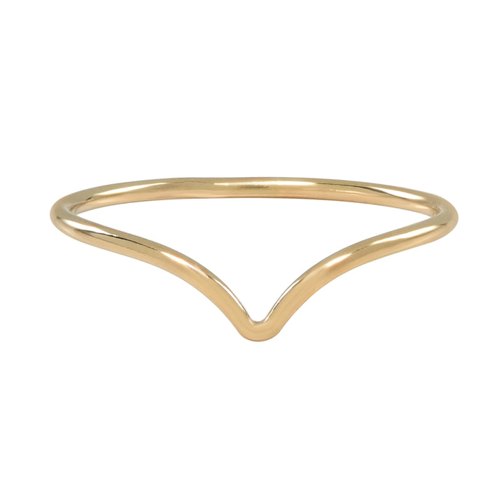 Chevron Ring - Rings - Gold - Gold / 5 - Azil Boutique