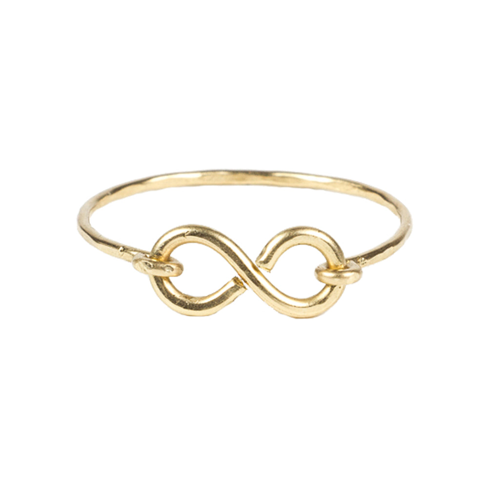 Infinity Ring - Rings - Gold - Gold / 4 - Azil Boutique