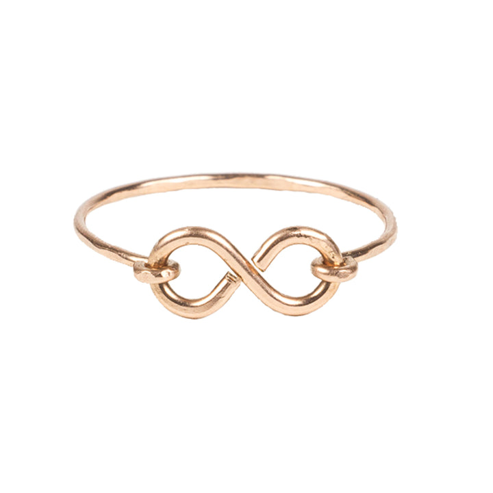 Infinity Ring - Rings - Rosegold - Rosegold / 4 - Azil Boutique