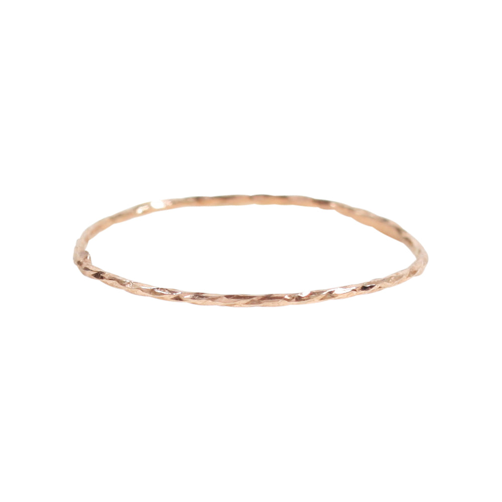Diamond Cut Knuckle Ring - Rings - Rosegold - Rosegold - Azil Boutique