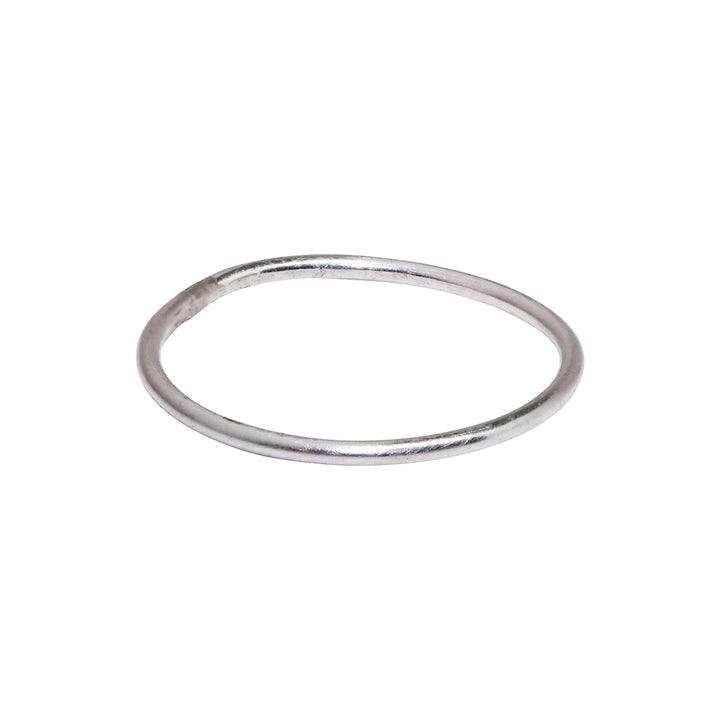 Smooth Stacking Ring - Rings - Silver - Silver / 6 - Azil Boutique