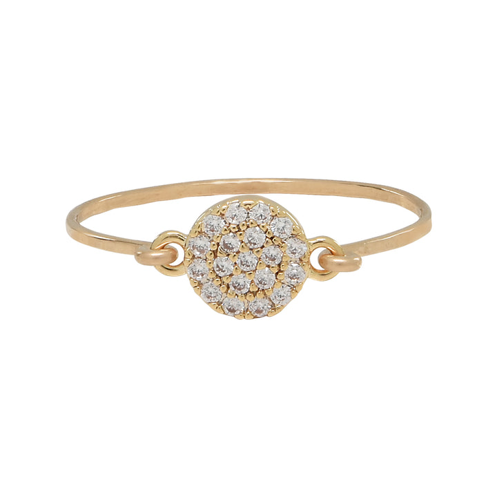 Round Multi-CZ Ring - Rings - Gold - Gold / 6 - Azil Boutique