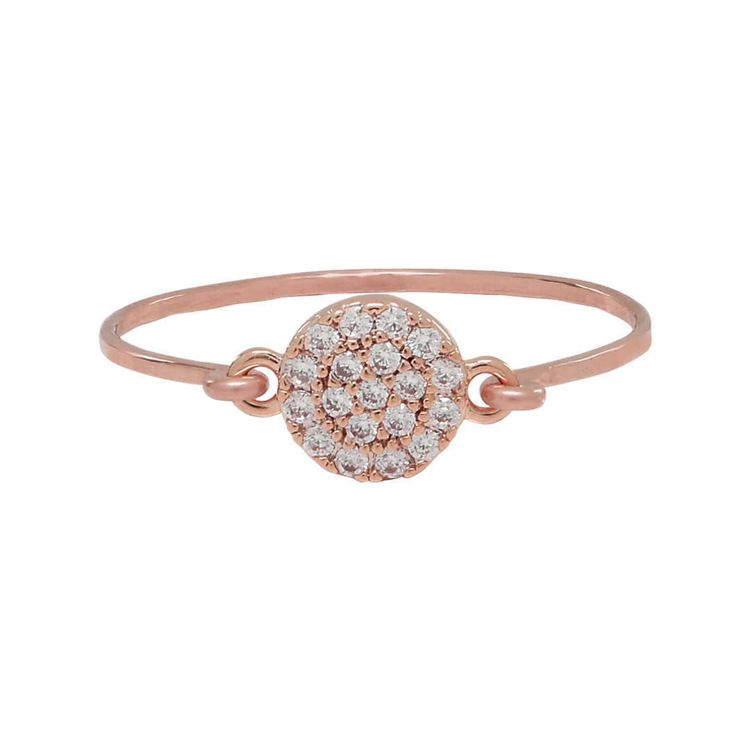 Round Multi-CZ Ring - Rings - Rosegold - Rosegold / 5 - Azil Boutique