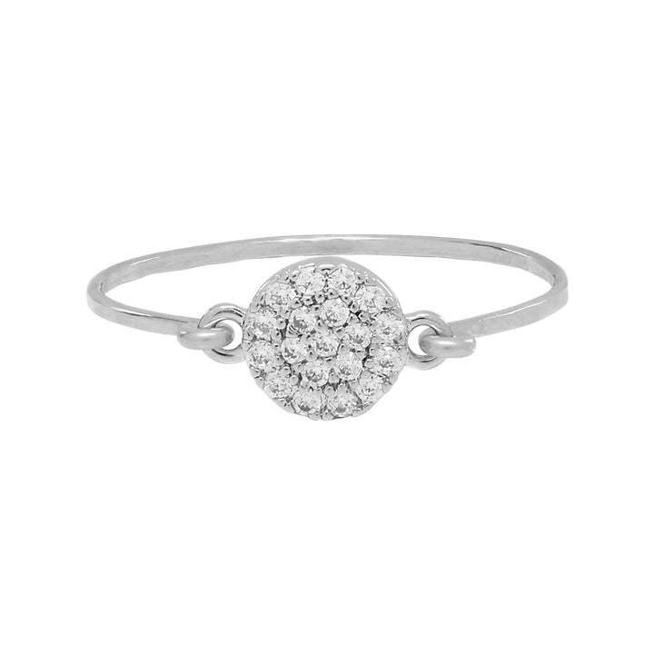 Round Multi-CZ Ring - Rings - Silver - Silver / 5 - Azil Boutique