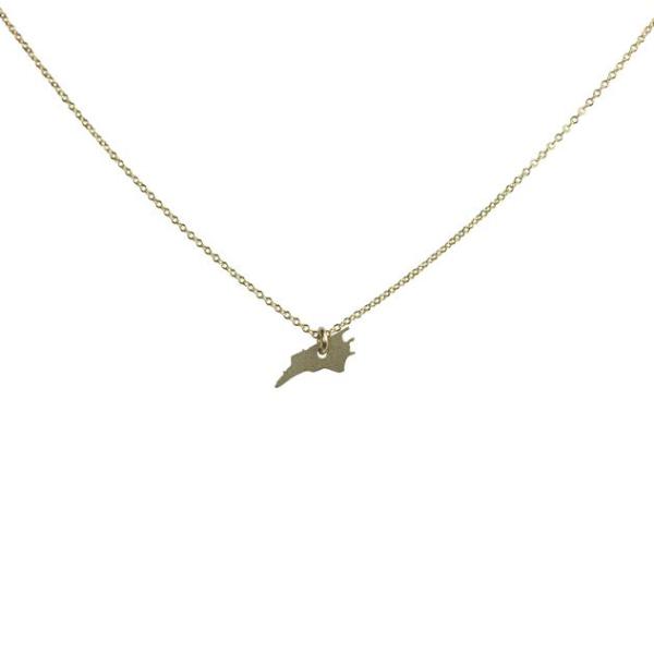State Necklace - Necklaces - Gold - Gold / NC - Azil Boutique