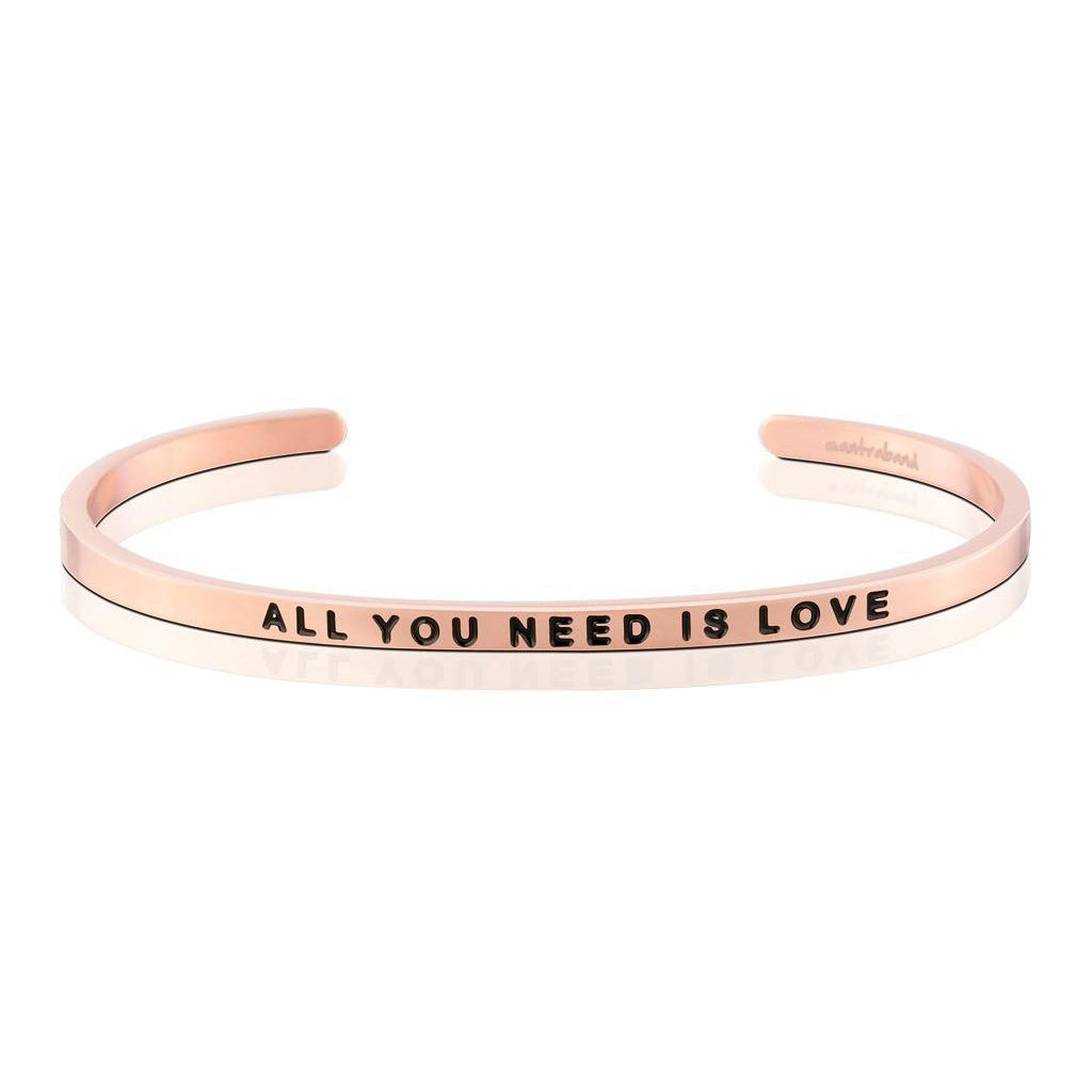 Mantra Bands - Bracelets - Rose Gold - Rose Gold / All You Need Is Love - Azil Boutique