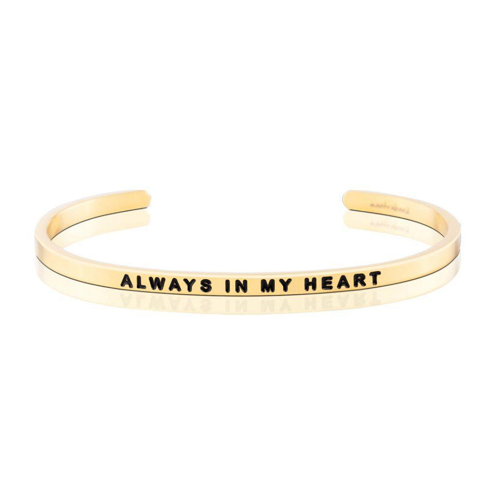Mantra Bands - Bracelets - Gold - Gold / Always In My Heart - Azil Boutique