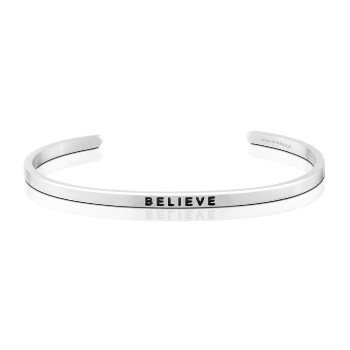 Mantra Bands - Bracelets - Silver - Silver / Believe - Azil Boutique
