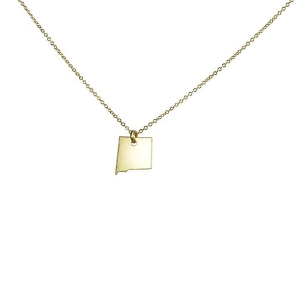 State Necklace - Necklaces - Gold - Gold / NM - Azil Boutique