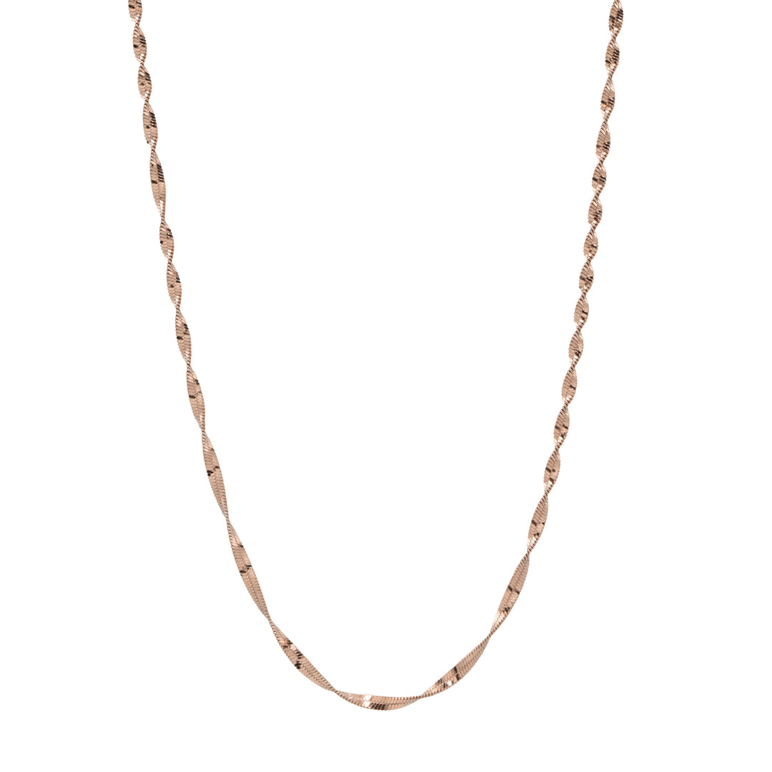 Twisted Magic Chain Necklace - Necklaces - Rosegold - Rosegold / 16 inches - Azil Boutique