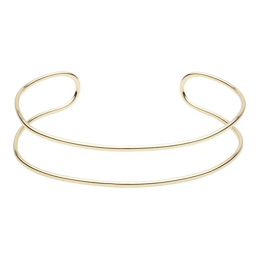 SALE - Double Cuff - Bracelets - Gold - Gold - Azil Boutique