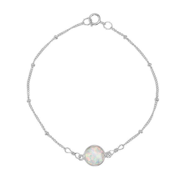 Round Opal Bracelet – Azil Boutique