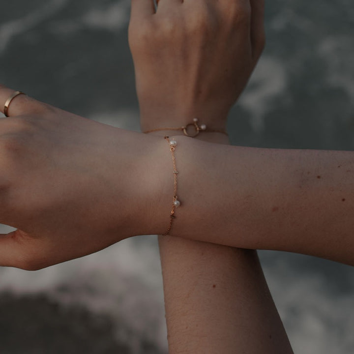 Beaded Pearl Bracelet - Bracelets -  -  - Azil Boutique