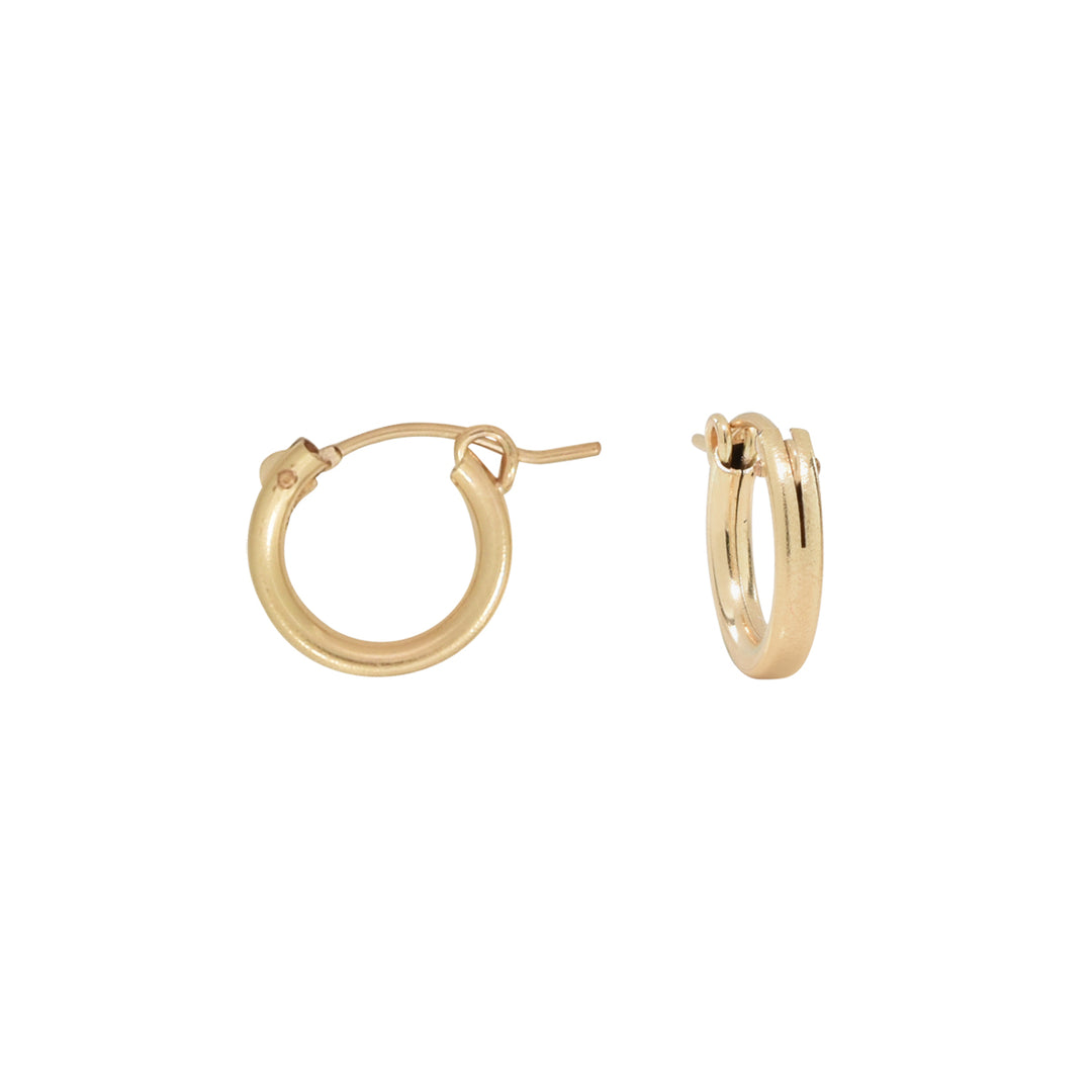 Tube Hoops - Earrings - Gold - Gold / X-Small - Azil Boutique