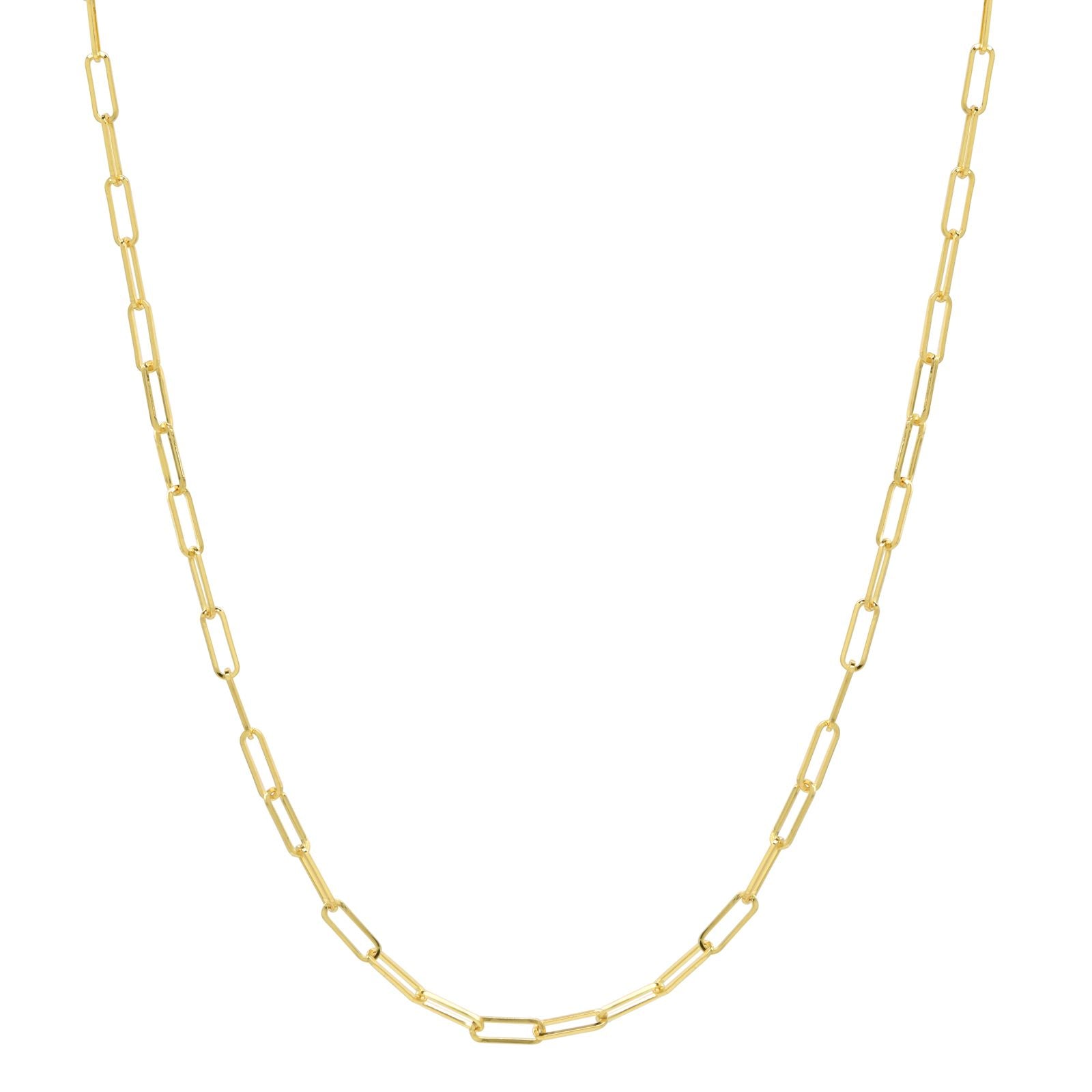 14k Oval Link Necklace – Azil Boutique