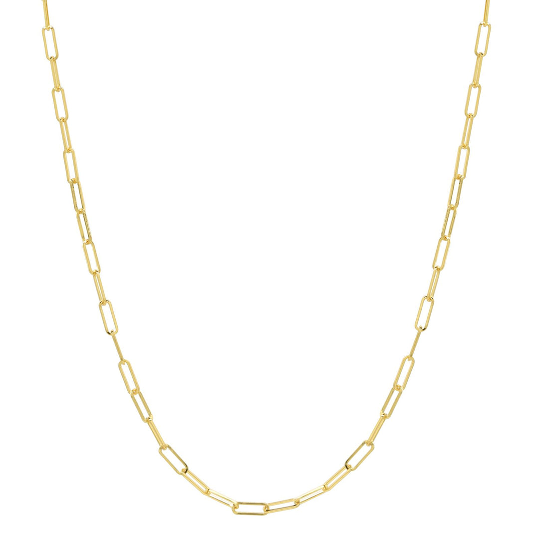 14k Oval Link Necklace - Necklaces - Gold - Gold / 16" - Azil Boutique