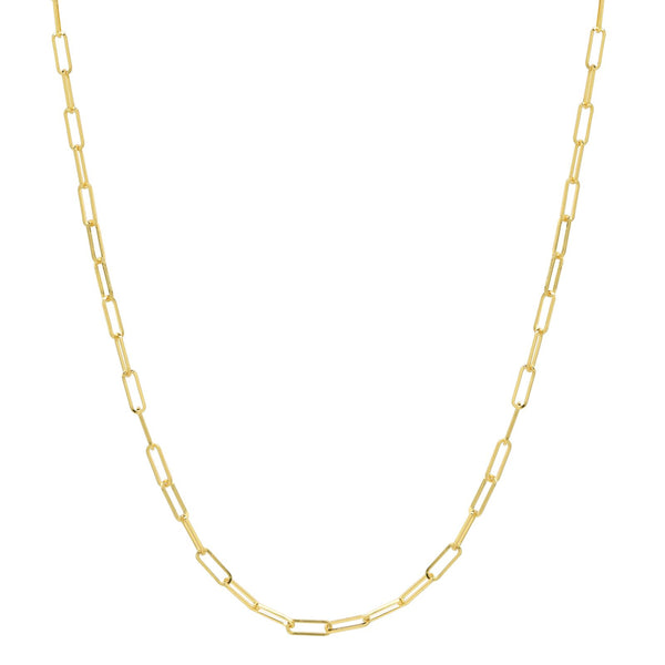 14k Oval Link Necklace – Azil Boutique