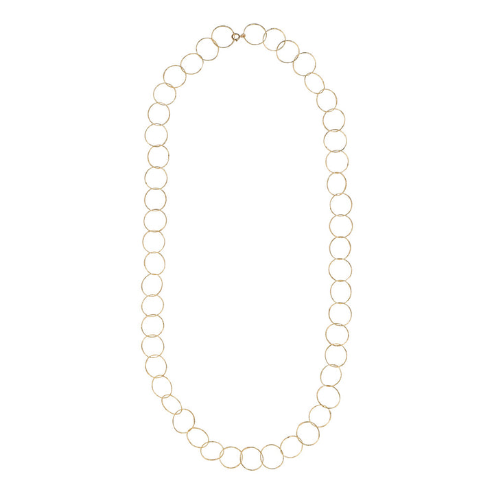 Multi-Interlocking Diamond Cut Necklace - Necklaces - Gold - Gold - Azil Boutique