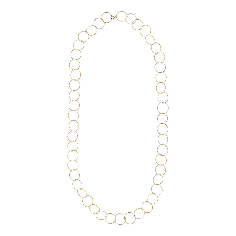 Multi-Interlocking Diamond Cut Necklace - Necklaces - Gold - Gold - Azil Boutique