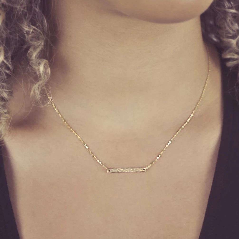 SALE - Thin Bar Necklace - Necklaces -  -  - Azil Boutique