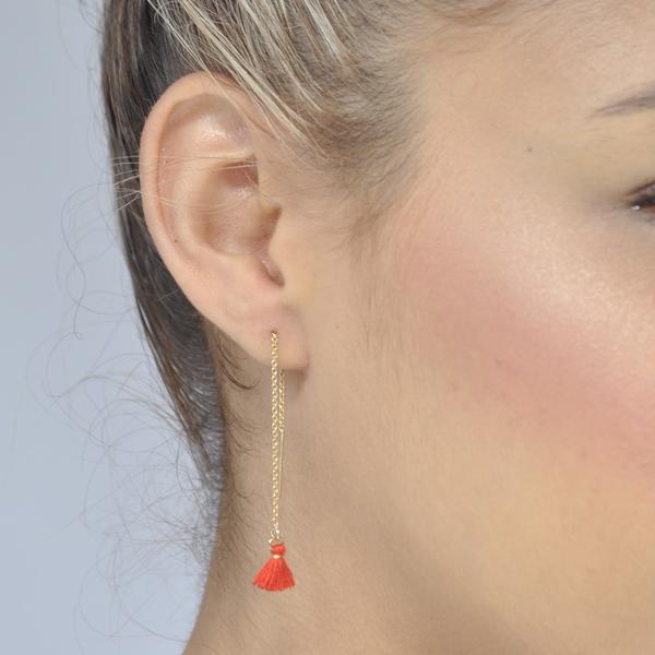 Tassel Ear Threaders - Earrings -  -  - Azil Boutique