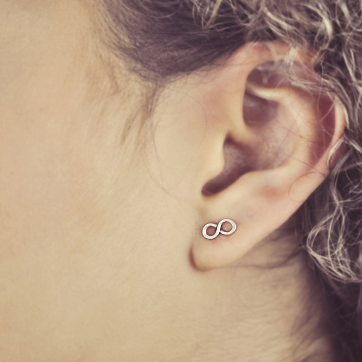 Infinity Wirewrapped Studs - Earrings -  -  - Azil Boutique