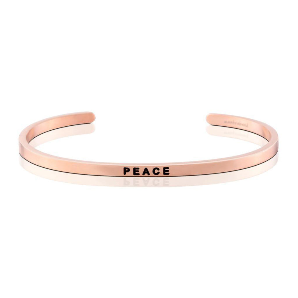 Mantra Bands - Bracelets - Rose Gold - Rose Gold / Peace - Azil Boutique