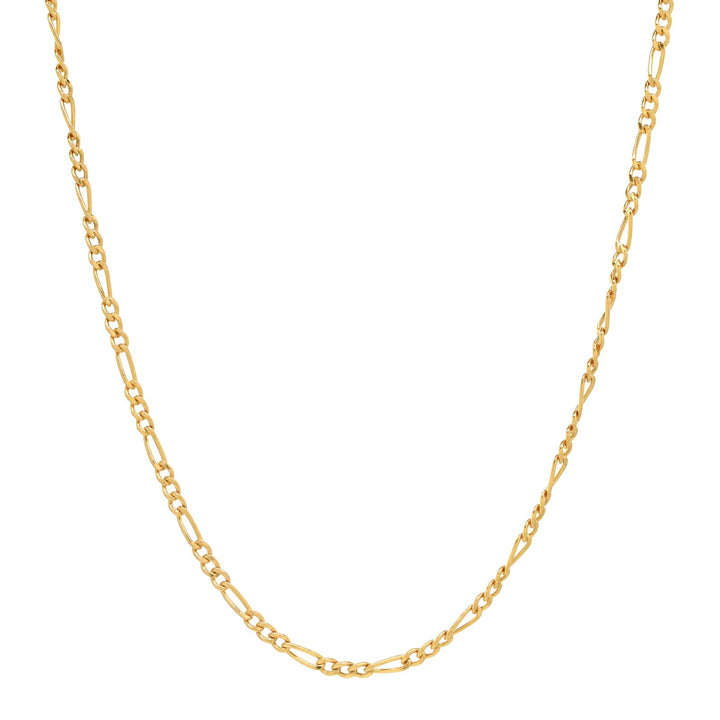 Figaro Chain Link Necklace - Necklaces - Gold - Gold / 14" - Azil Boutique